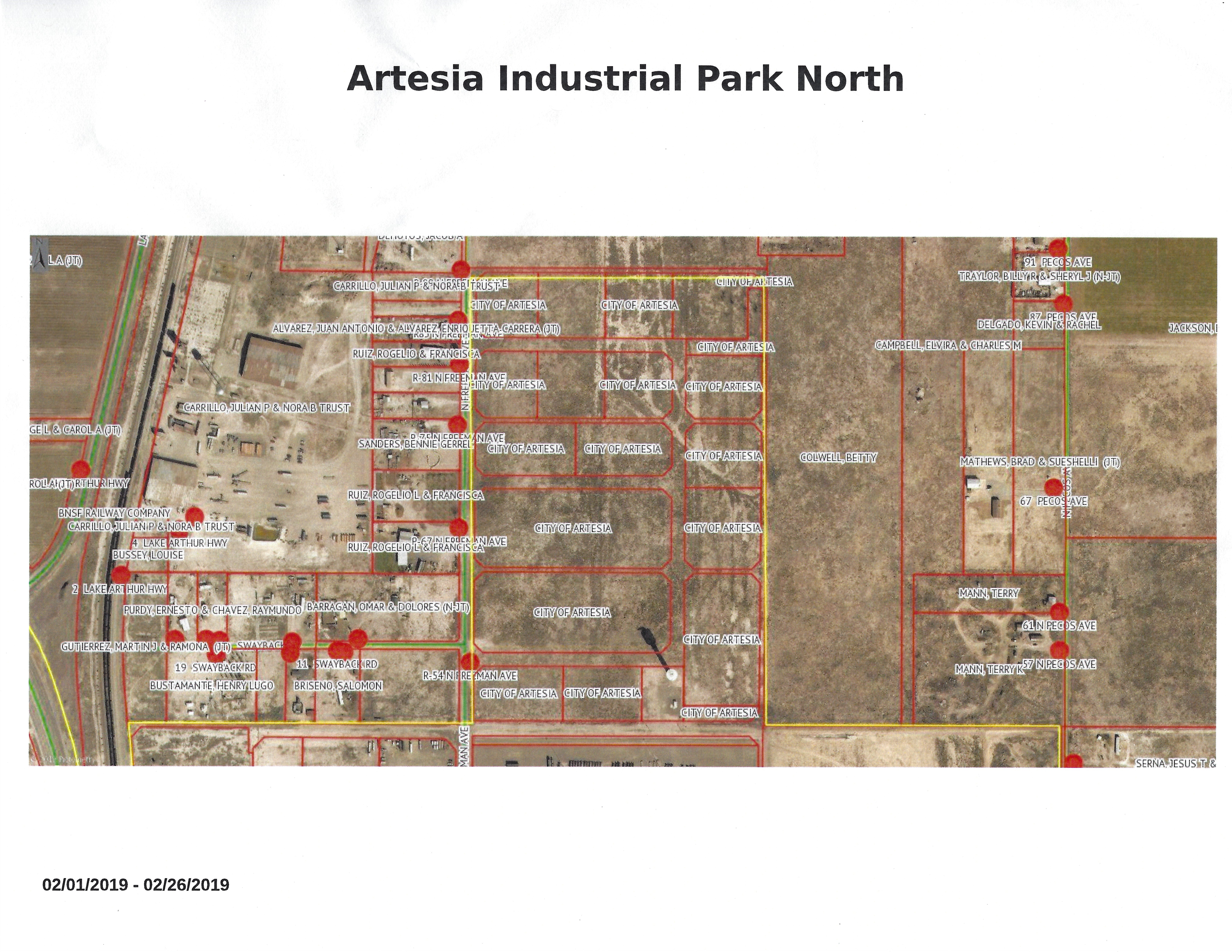 North Industrial Park Topography